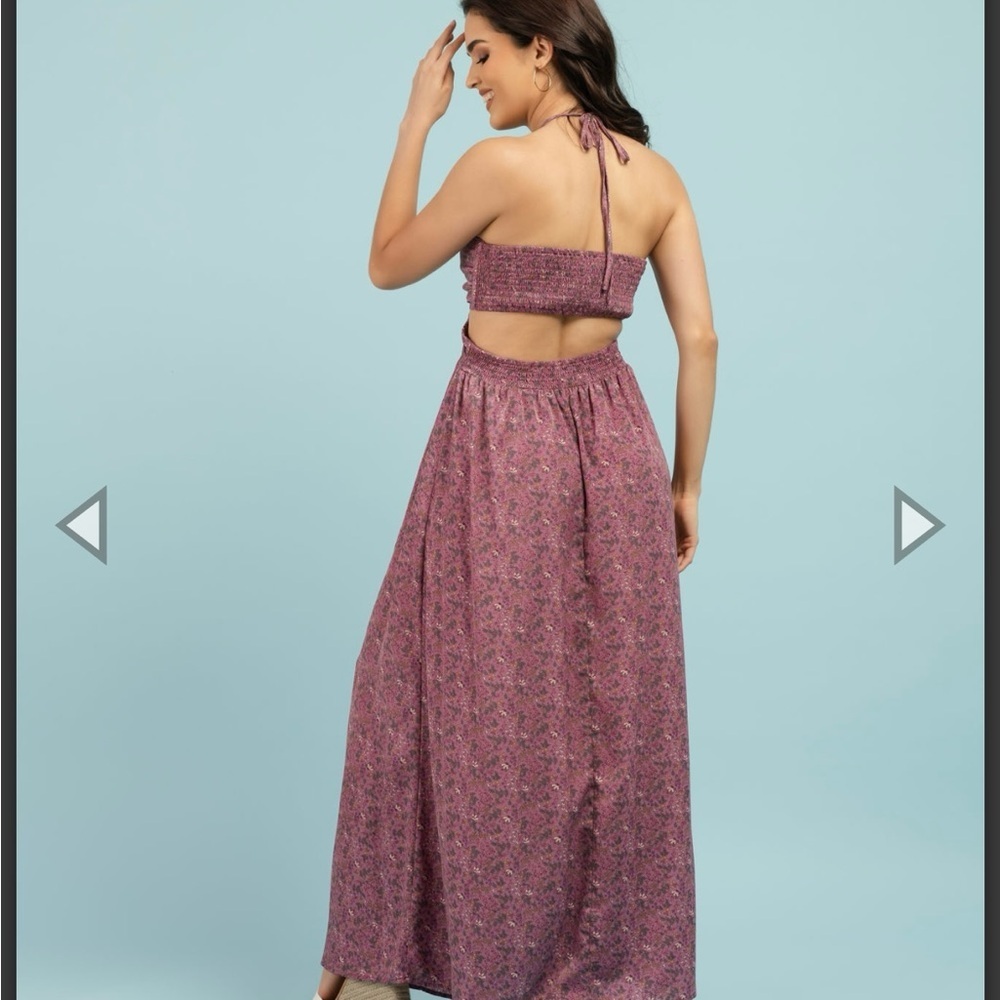 Lilyful Purple Maxi Dress - Picture 2 of 13